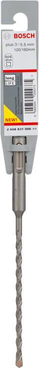 Image du produit Bosch Zubehör Foret à marteau plus-3 5,5x100x160mm (5,5 millimètres)