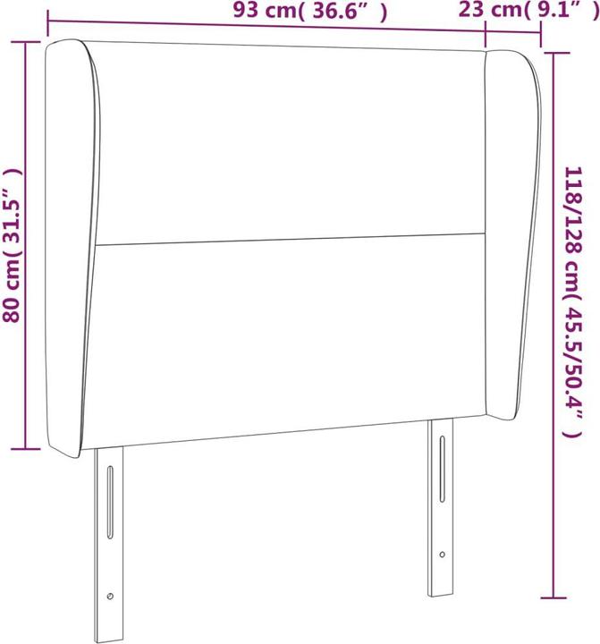Immagine prodotto vidaXL Cassandra (93 x 23 x 128 cm)