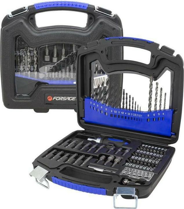 MGA FORSAGE WIERTŁA + BITY cpl. 75el. (Ø1-10mm)