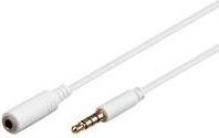 Image du produit Goobay 3,5 mm jack - 3,5 mm femelle (1.50 m, Extension, Jack 3,5 mm (AUX))