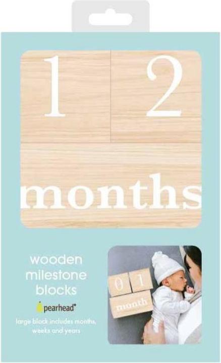 Produktbild Pearhead Altersklötzchen aus Holz