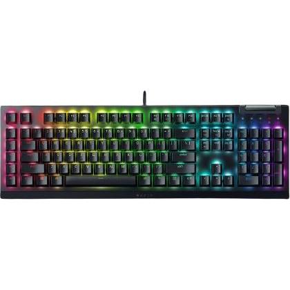 Razer Blackwidow V4 X Keyboard Green (Eng. Int., Kabelgebunden), Tastatur, Schwarz