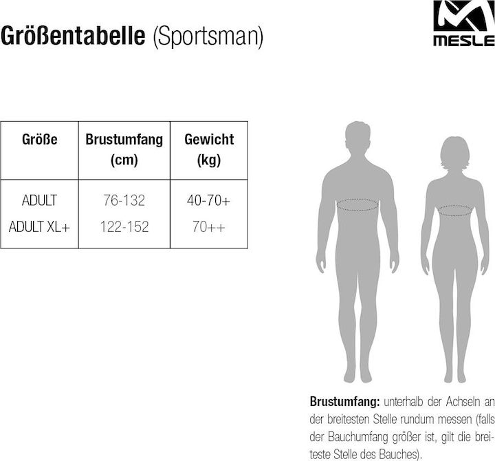 Produktbild Mesle Schwimmweste Sportsman Adult (XL, 70 - 90 kg)