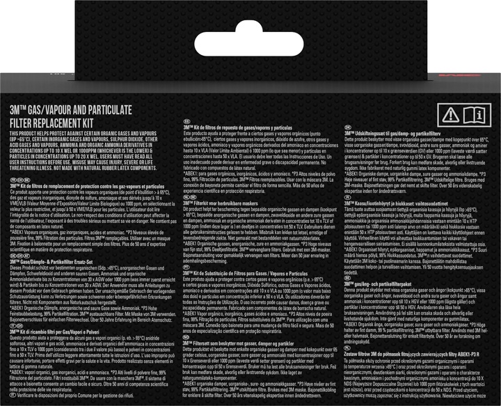 Actual product image 3M Respirator mask (A2P3, 1 x)