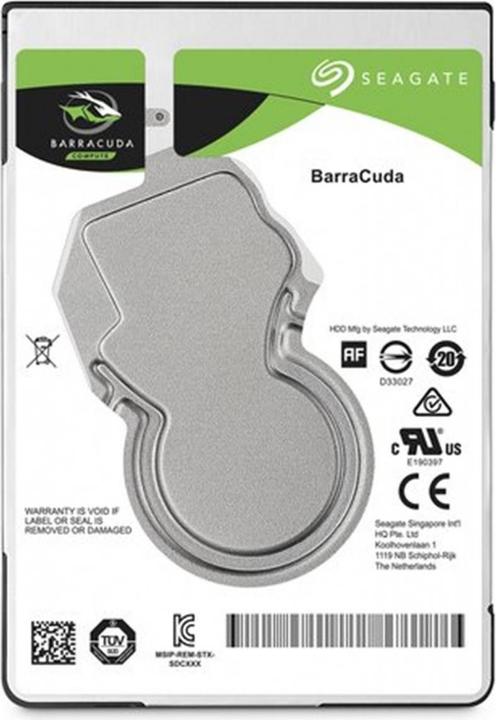 Productafbeelding Seagate Harde schijf BarraCuda 2,5" SATA 0,5 TB (0.50 TB, 2.5")
