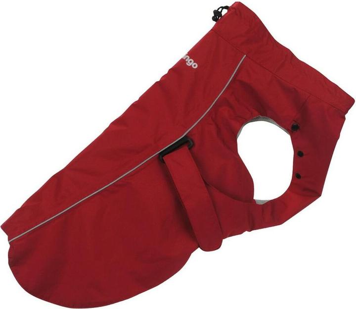 Red Dingo Dog raincoat Perfect Fit Red 65 cm (Hunderegenmantel)
