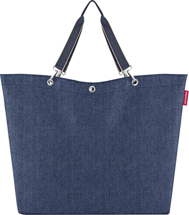 Image du produit reisenthel Sac Classic Shopper XL Herringbone Bleu foncé