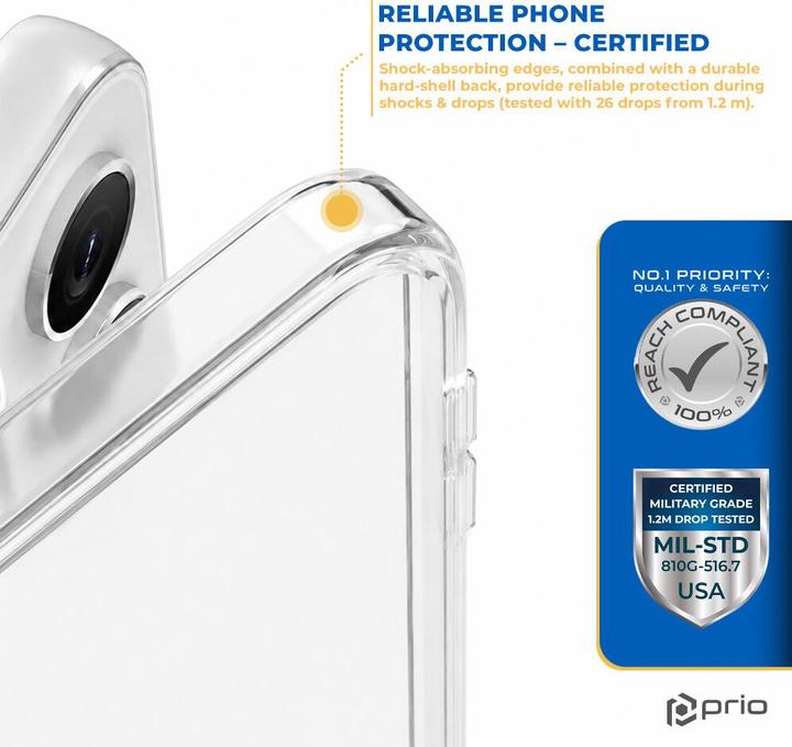 Actual product image prio Protective Case MAG for iPhone 14/13 clear (Apple iPhone 13, Apple iPhone 14)