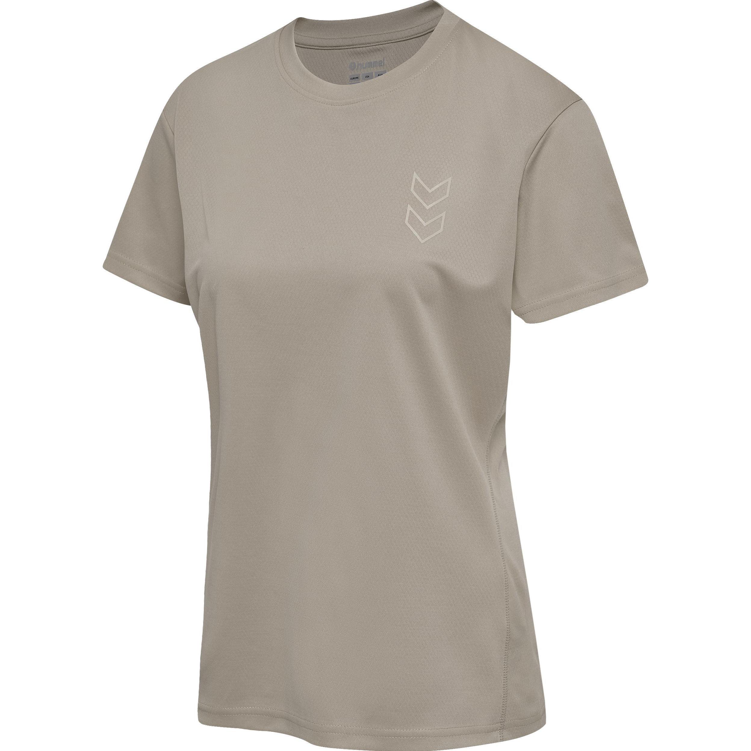 hummel, Damen, Sportshirt, hmlACTIVE PL JERSEY S/S WOMAN (M), Grau, M