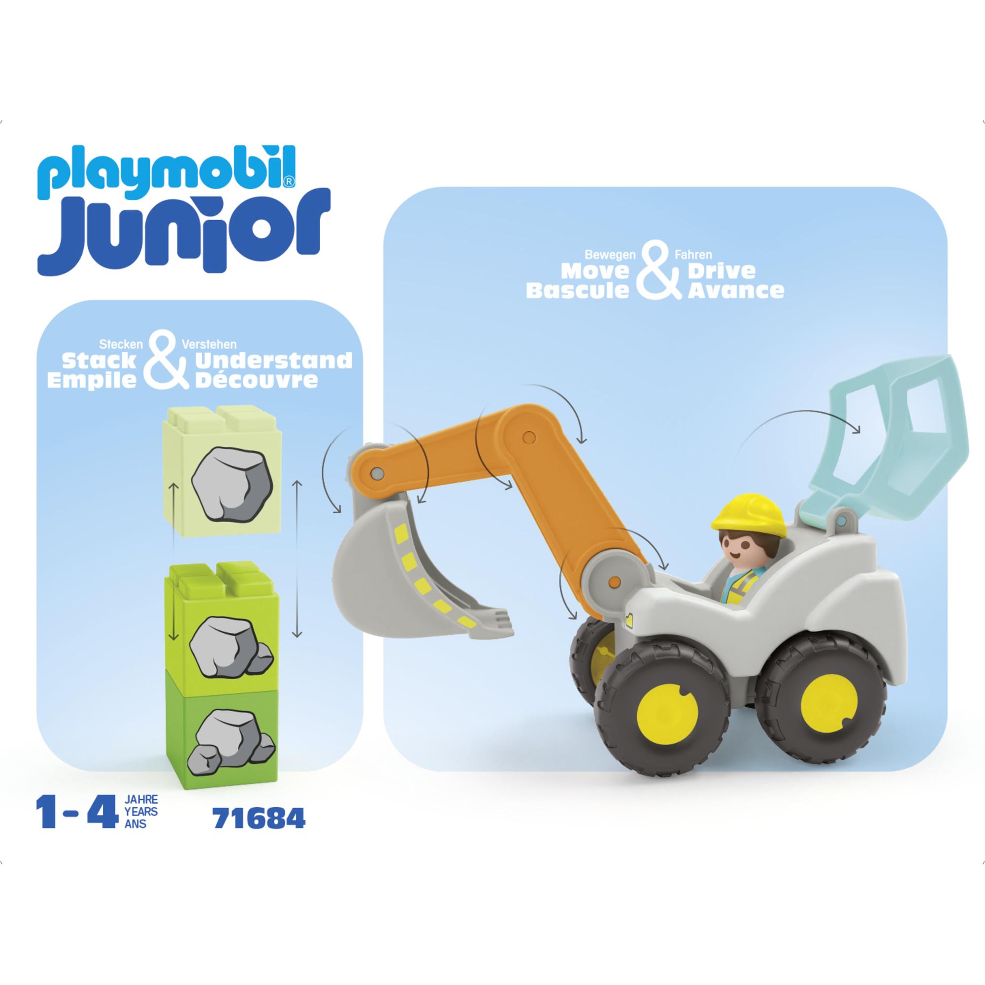 Thumbnail - Playmobil Schaufelbagger (71684, Playmobil Junior)