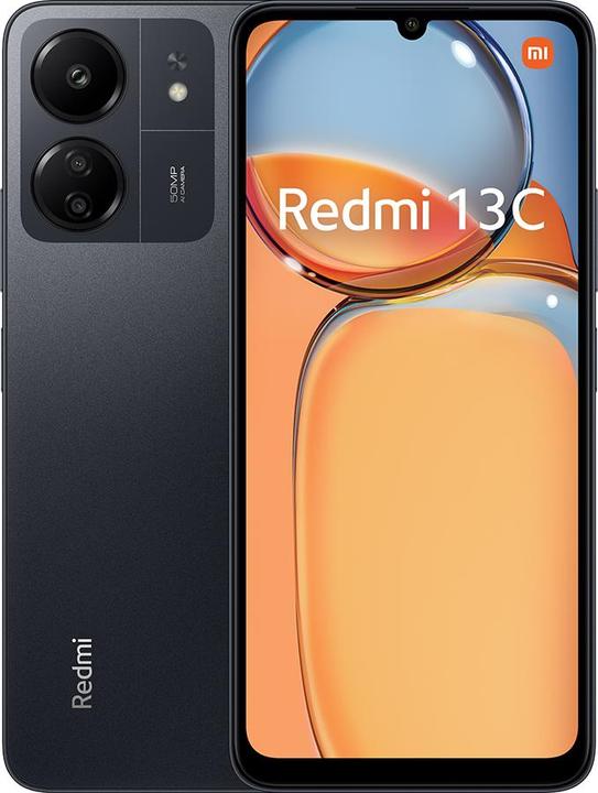 Xiaomi Redmi 13C (128 GB, Midnight Black, 6.74", Dual SIM, 4G)
