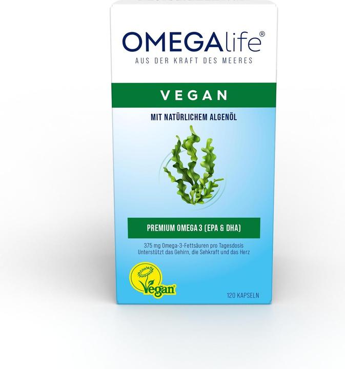 Produktbild Omega-Life Algenöl (120 Stück, Kapseln, 127 g)