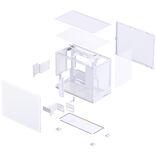 Produktbild Jonsbo D32 PRO Mesh PC-Gehäuse, Mini-Gehäuse, mATX - weiss (ATX)