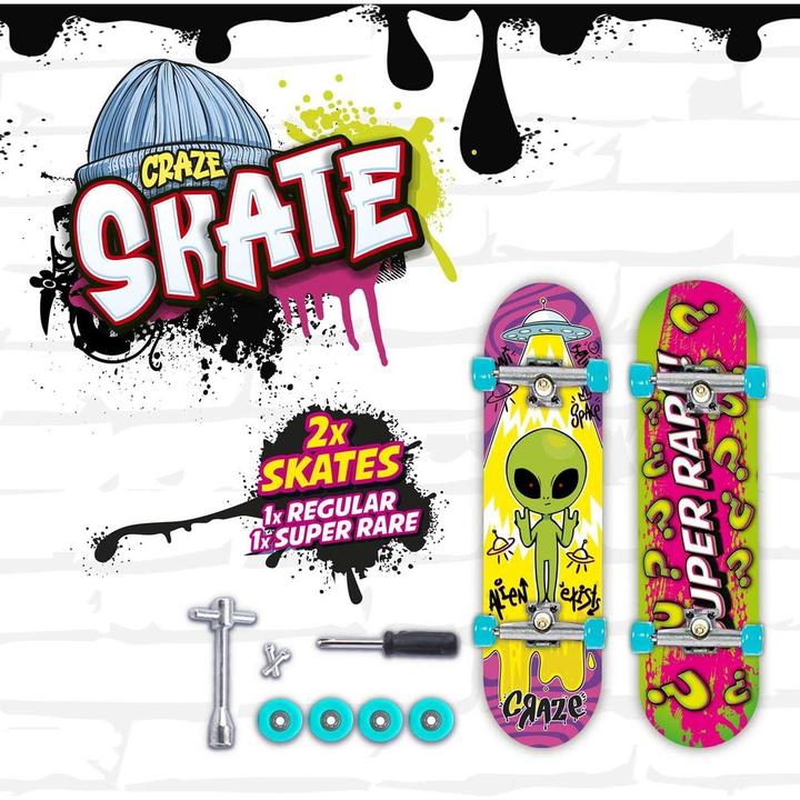 Produktbild Craze Finger-Skateboard Double Mix (Multilingual)