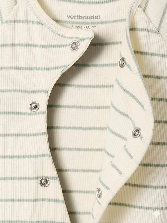 Produktbild Vertbaudet 2er-Pack Baby Shirt-Bodys aus Ripp (68)