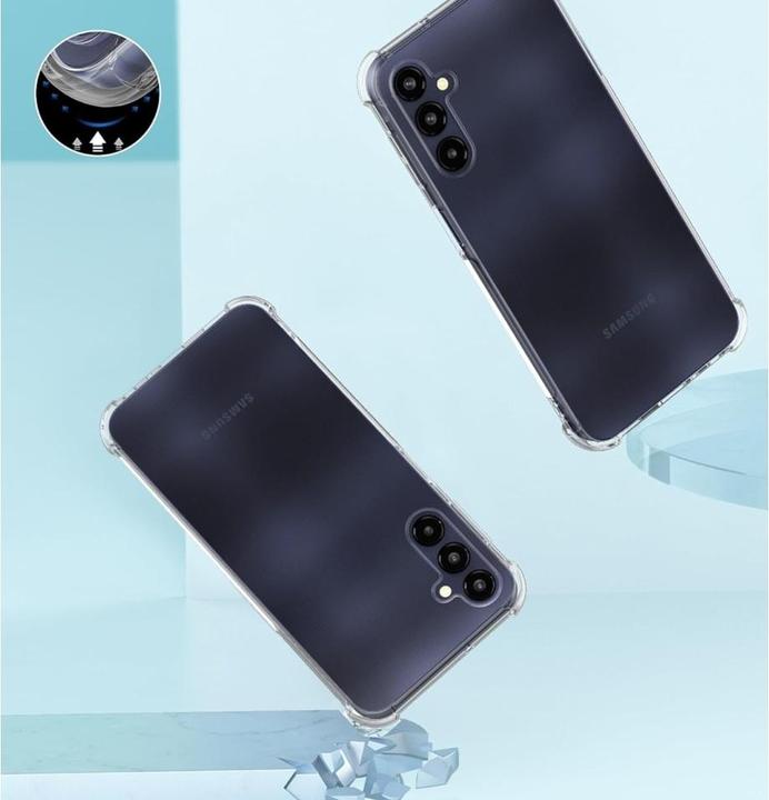 Produktbild Screenguard Samsung Galaxy A25 5G Hülle Crystal Soft Airbag Bumper (Samsung Galaxy A25 5G)