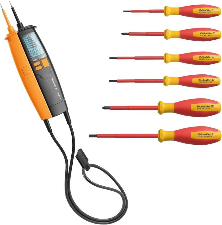 Immagine prodotto Weidmüller Tester di Tensione VT Digi Pro e Set Cacciaviti VDE