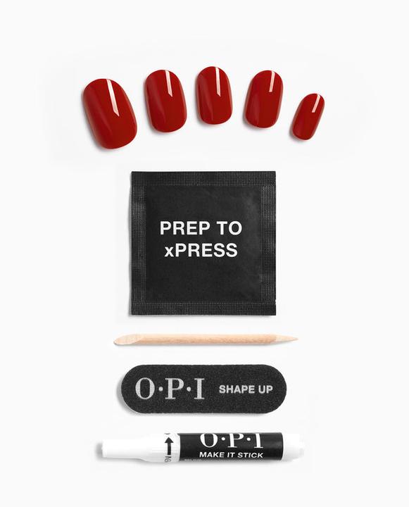 Produktbild OPI Xpress/On Nail Art (Kunstnägel, Big Apple Red)
