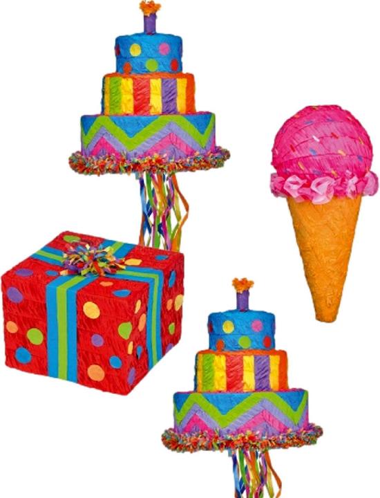 Amscan Pinata Happy Birthday (4 Stück)