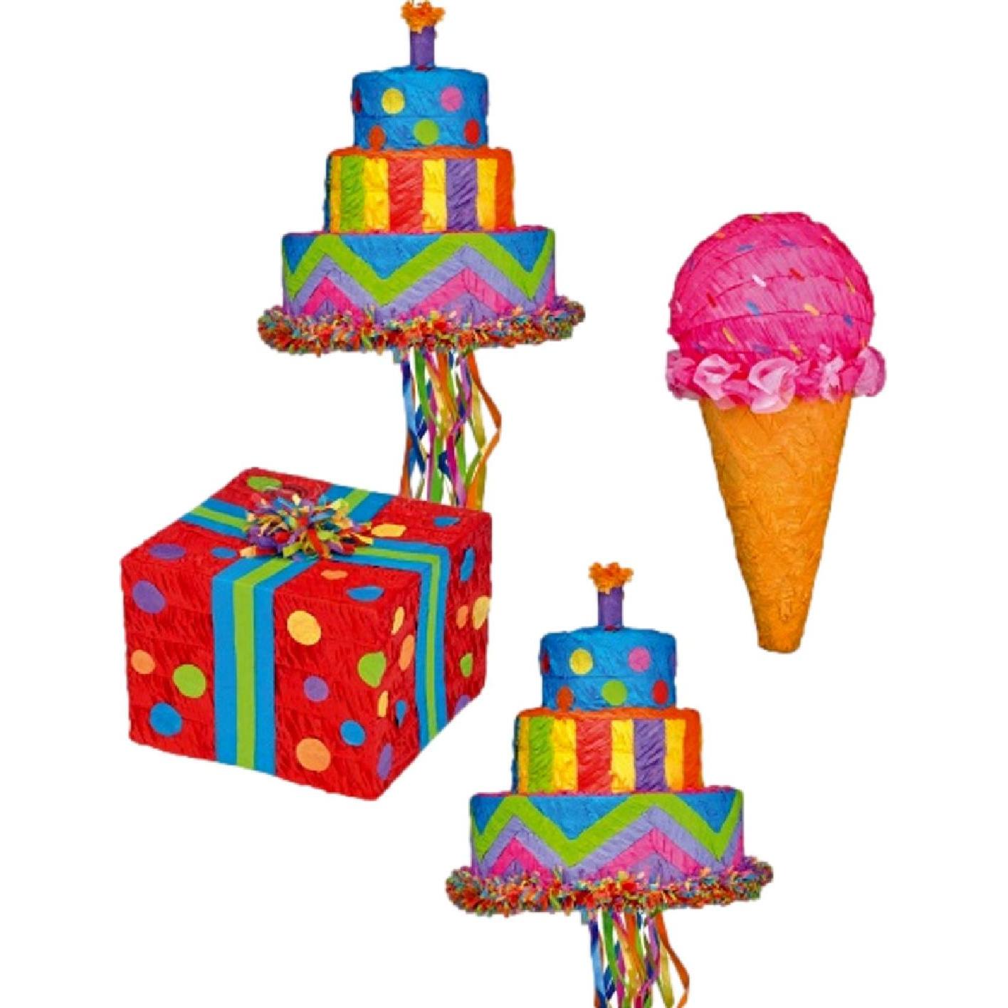 Amscan Pinata di buon compleanno (4 pz.)