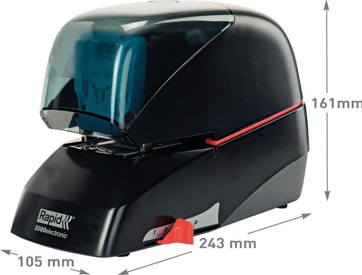 Actual product image Rapid 5080e electric stapler (80 Sheets)