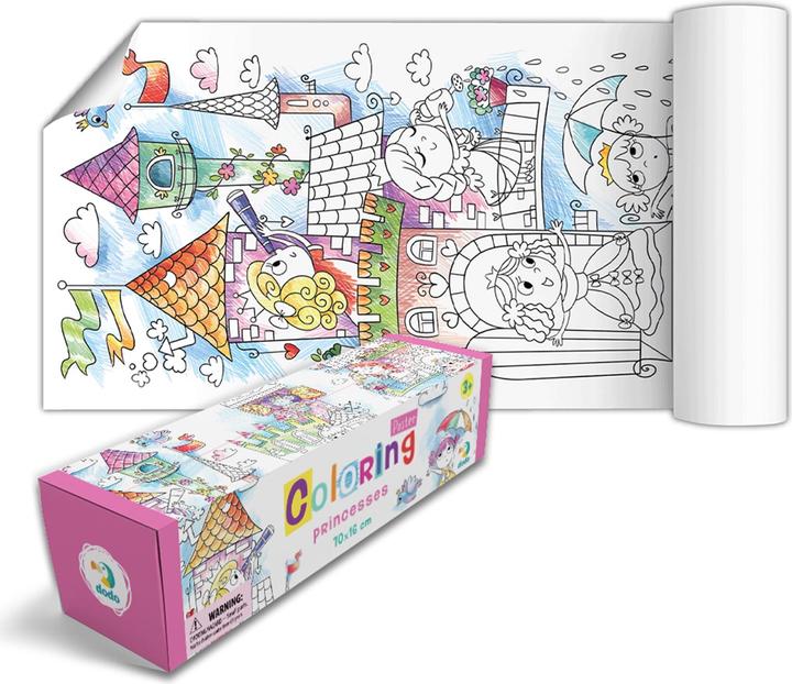 Produktbild Dodo Poster zum Ausmalen Prinzessinnen