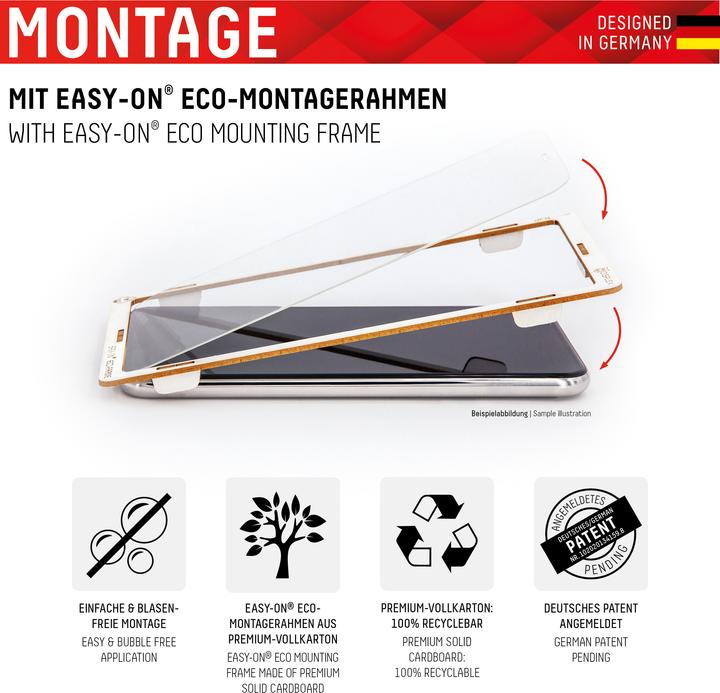 Actual product image Displex Real Glass, 2D Panzerglas (1 pcs., Apple iPhone 14 Pro Max)