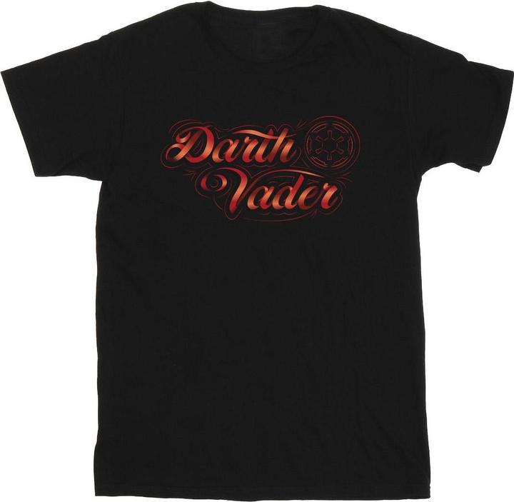 Produktbild Star Wars ObiWan Kenobi Darth Vader Ribbon Font TShirt (M)