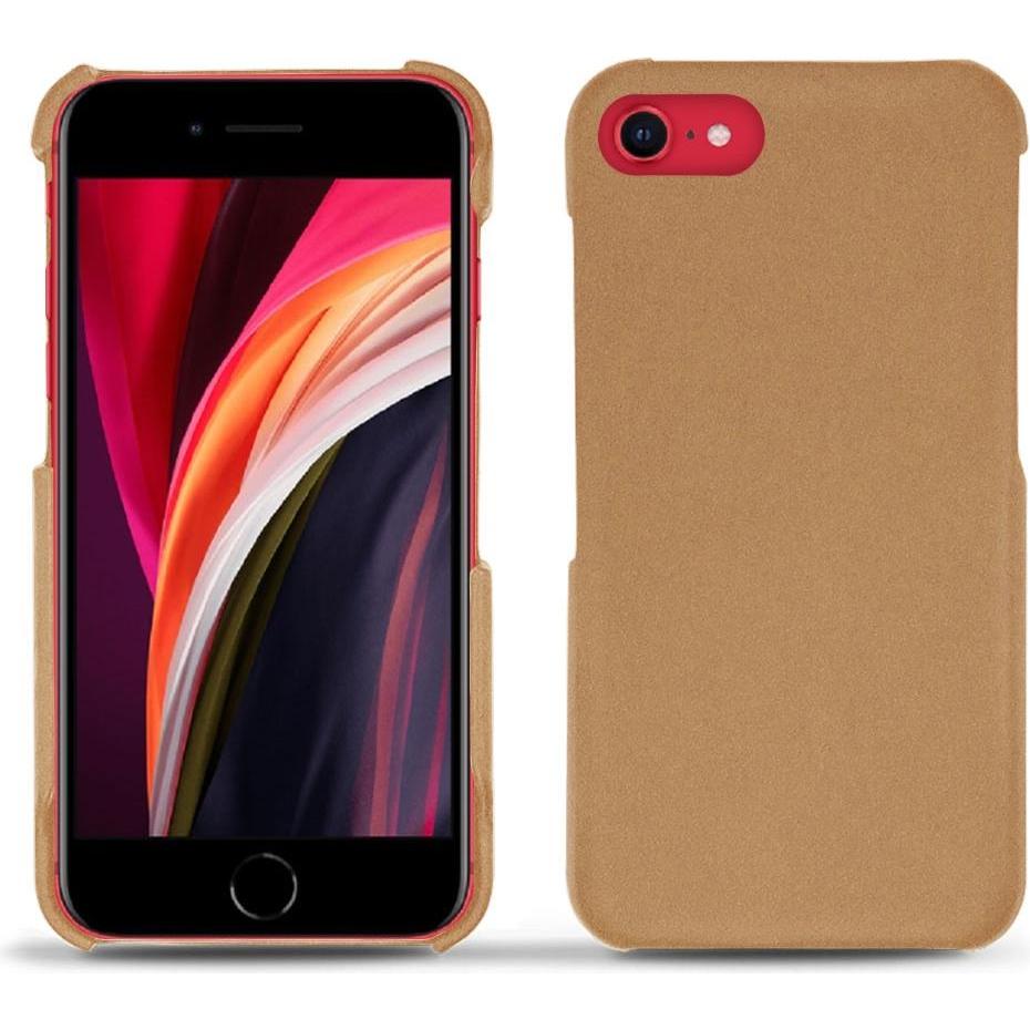 Noreve Lederschutzhülle (Apple iPhone SE (2nd Gen), Apple iPhone SE (3rd Gen)), Smartphone Hülle, Beige