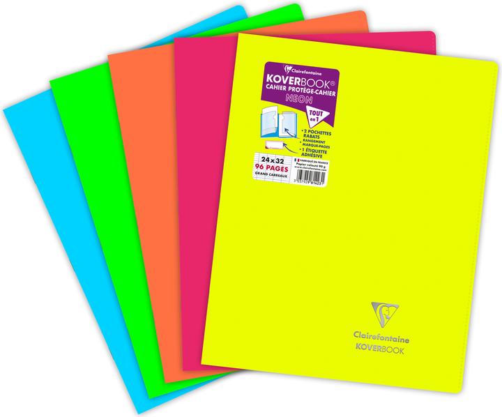 Immagine prodotto Clairefontaine Koverbook (24 x 33 cm, Quadretti, Copertina morbida)