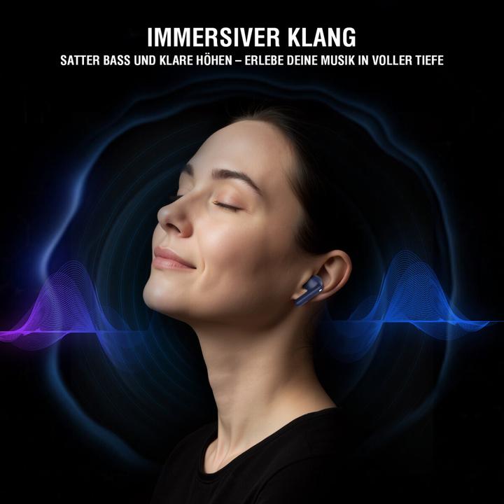 Produktbild 4smarts TWS Bluetooth Kopfhörer SkyBuds Pro ANC (ANC, 20 h, Kabellos)