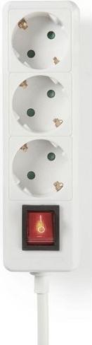 Immagine prodotto Nedis Ciabatta elettrica con protezione e interruttore di rete (3 x, CEE 7/3, 1.50 m)