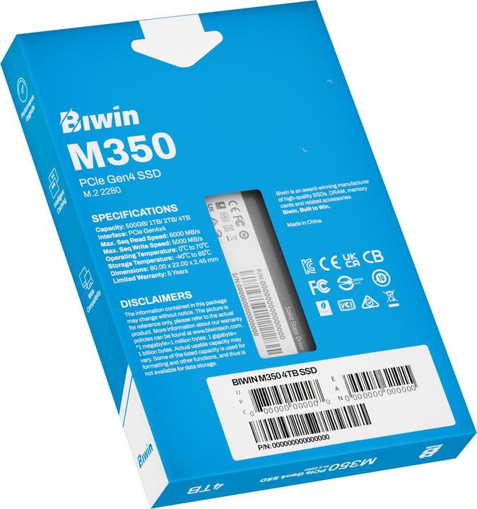 Immagine prodotto Acer M350 (4000 GB, M.2 2280)