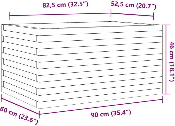 Produktbild vidaXL Pflanzgefäss