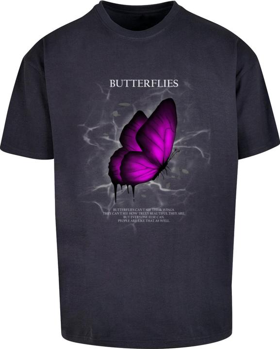 Produktbild Merchcode Butterflies Heavy Oversized Tee - 117179 (L)