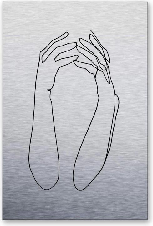 Immagine prodotto Trenddeko Effetto Argento - Disperato (70 x 100 cm)