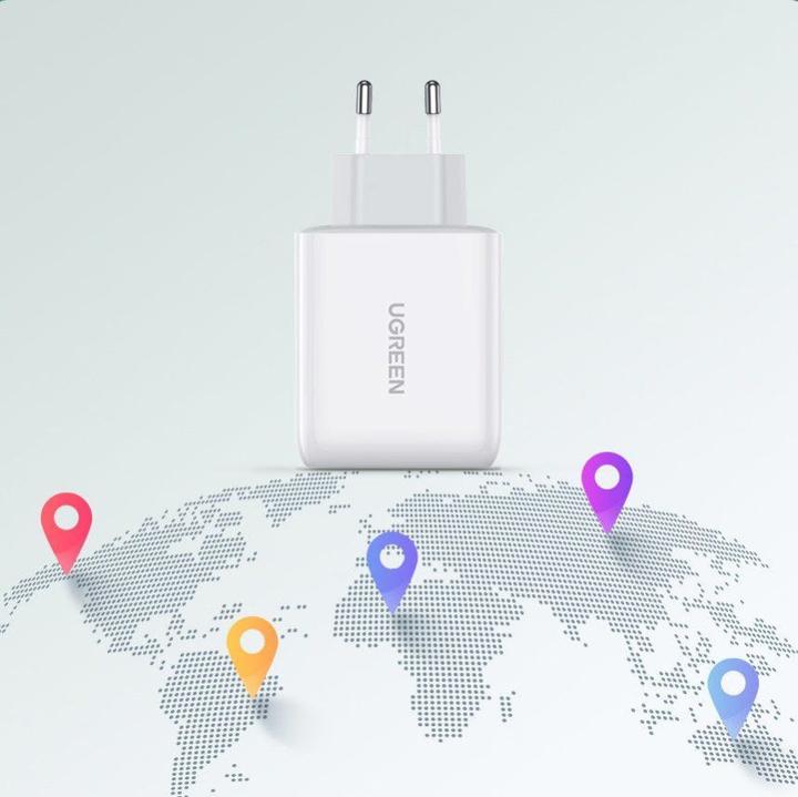 Produktbild Ugreen USB-A + USB-C 36W Ladegerät (36 W)