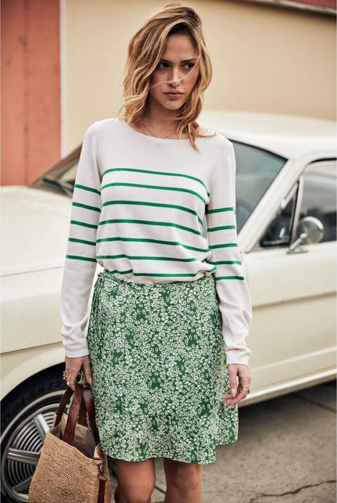 Produktbild Freeman T. Porter getreifter pullover, damen lea (S)