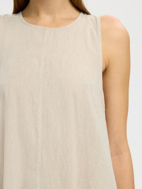 Image du produit Selected Maxi Kleid aus Leinengemisch (36)