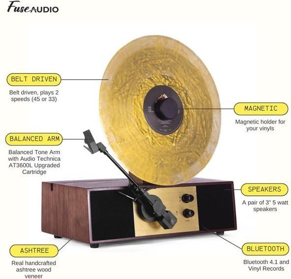 Actual product image Fuse Audio REC - Audio Technica pick-up - Brown (Pickups)