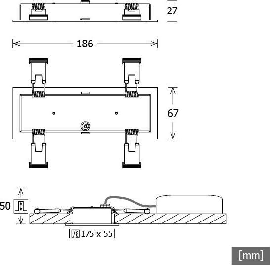 Produktbild LTS LED-Einbauleuchte (810 lm)