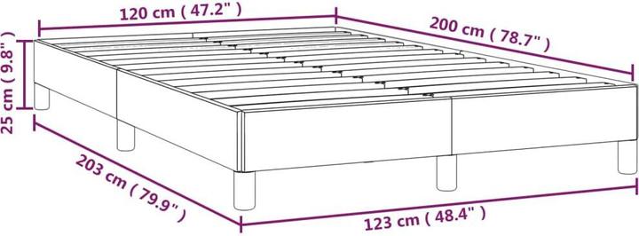 Image du produit vidaXL Bettgestell (120 x 200 cm)