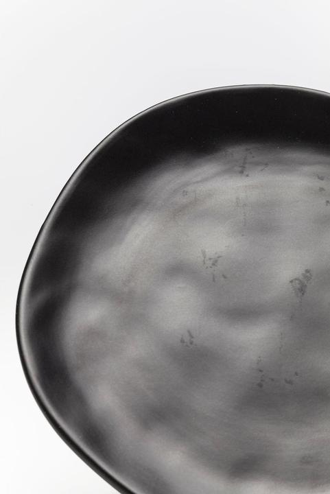 Actual product image Kare Design Plate Organic Black Ø20cm (20 cm)