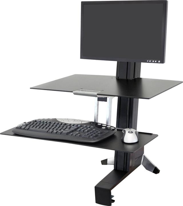 Produktbild Ergotron desk stand, WORKFIT-S, Single LD, adjustable, 24 inch VESA + (24", 8.20 kg)