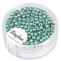 Image du produit Rayher Perles de rocaille, 3mm ø, vert menthe, 200 pièces