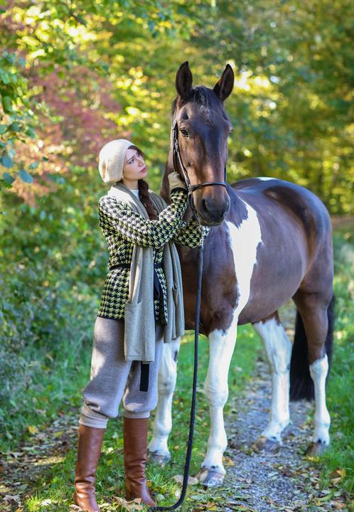 Produktbild Bellemere Cardigan Two-Tone Cashmere-Merino Houndstooth (L)