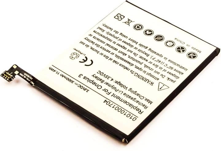 Immagine prodotto AGI Batteria compatibile con OnePlus 3T - Batteria - 3.000 mAh