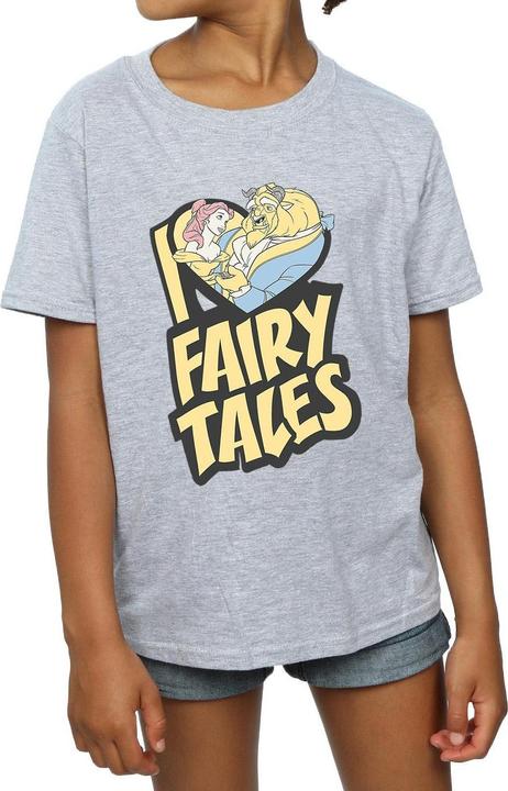 Produktbild Disney Beauty And The Beast I Love Fairy Tales TShirt Mädchen (152, 158)