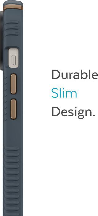 Produktbild speck Presidio2 Grip – Rutschfeste iPhone 15 Plus/14 Plus Hülle (Anthrazit/Cool Bronze/Schiefer) (Apple iPhone 14 Plus, Apple iPhone 15 Plus)