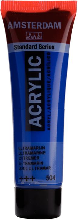 Amsterdam Standard Series Acrylic Tube 20 ml Ultramarine 504